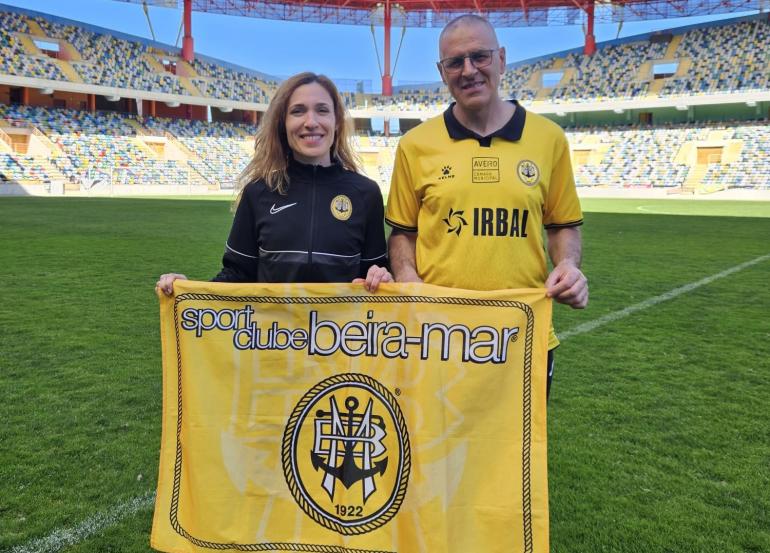 Bandeira do SC Beira-Mar vai cruzar 6 metas da Europa