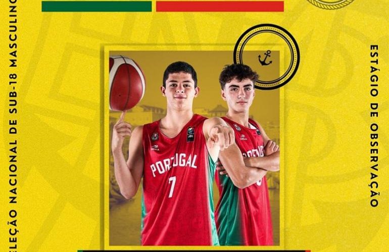 Basquetebol: Dois pré-convocados para a Seleção Nacional de Sub-18