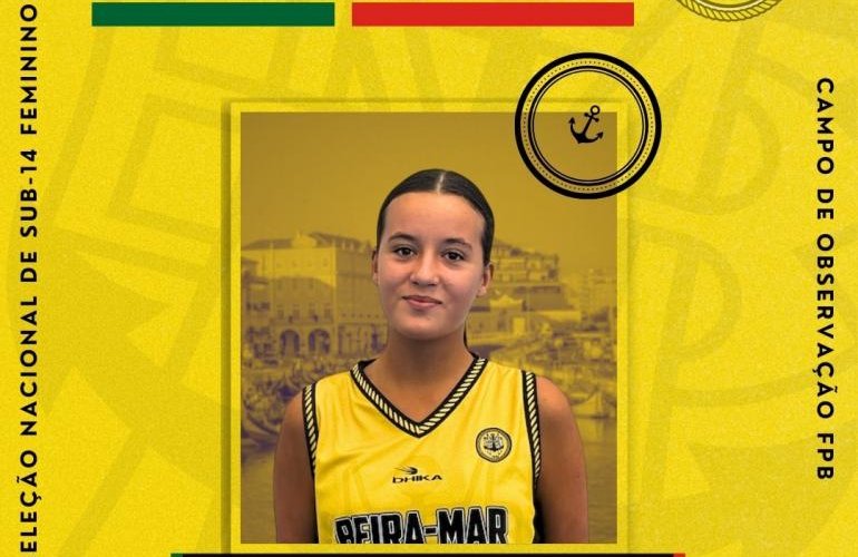 Basquetebol: Noa Pereira na Seleção Nacional (Sub-14)