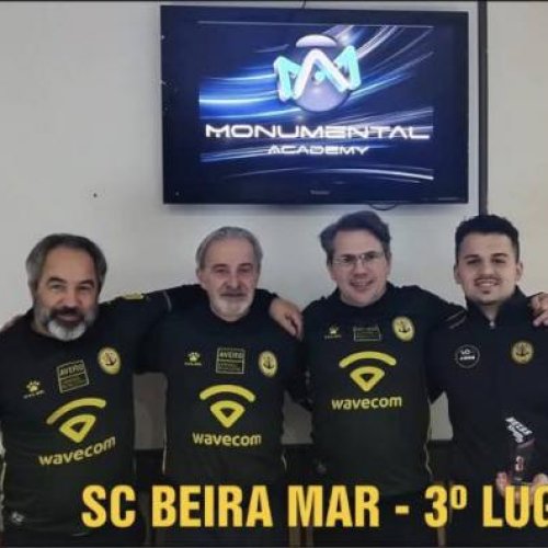 Bilhar do SC Beira-Mar  em 3º no XI Torneio do Monumental Academy