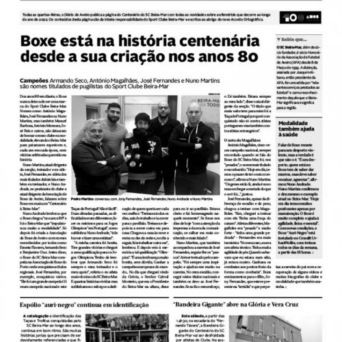 Boxe nas histórias do Centenário do SC Beira-Mar!