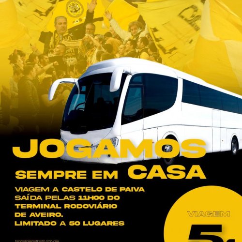 Deslocação a Castelo de Paiva em andamento