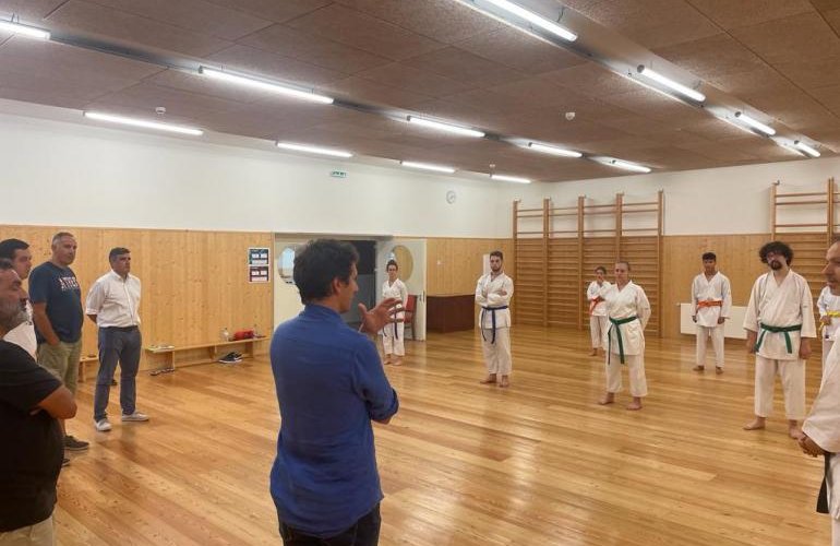 Direção do SC Beira-Mar viu "in loco" trabalho do Karate