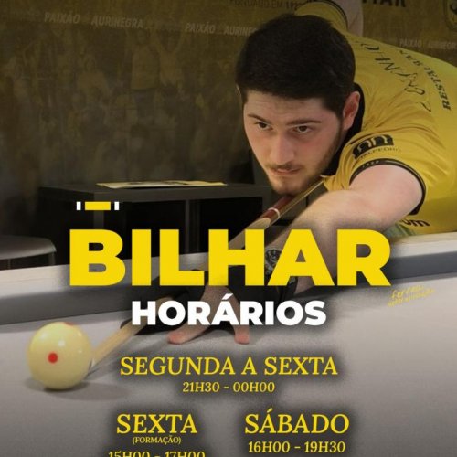Está na hora de experimentar o Bilhar do SC Beira-Mar! 