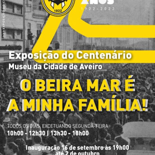 Exposição dos 100 Anos no Museu da Cidade 