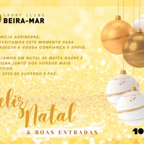 Festas Felizes, "Auri-Negros"!