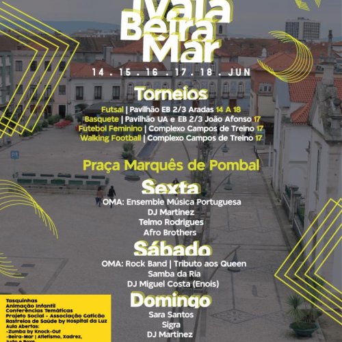 Festival à Beira-Mar com programa definido