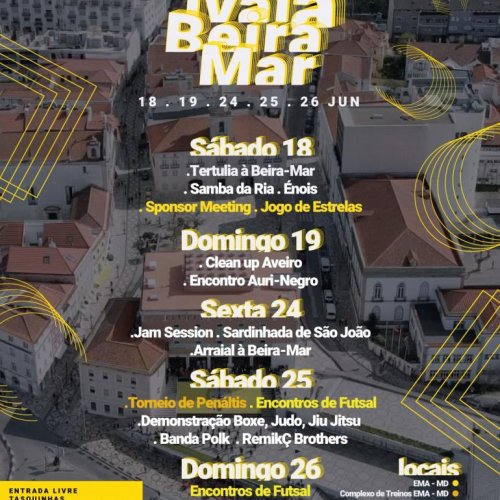 "Festival à Beira-Mar" oferece animação em junho