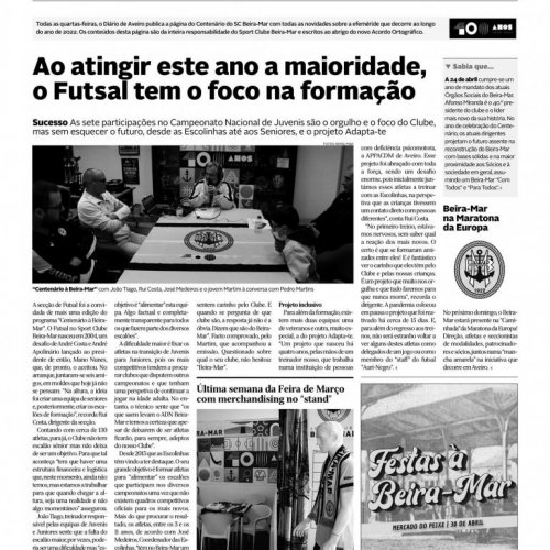 FUTSAL: FOCO NA FORMAÇÃO