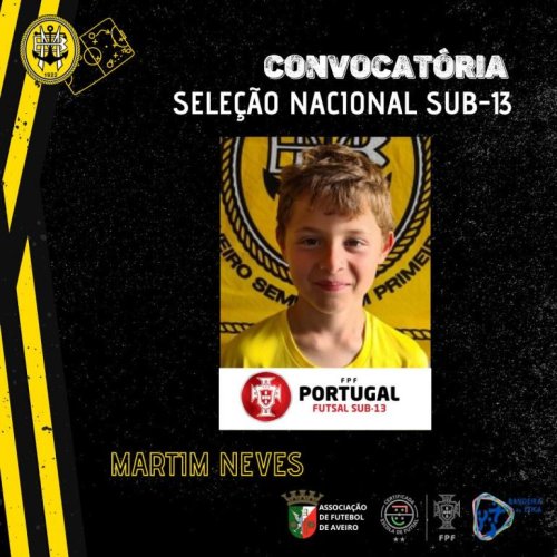 Futsal: Martim Neves na Seleção Nacional! 
