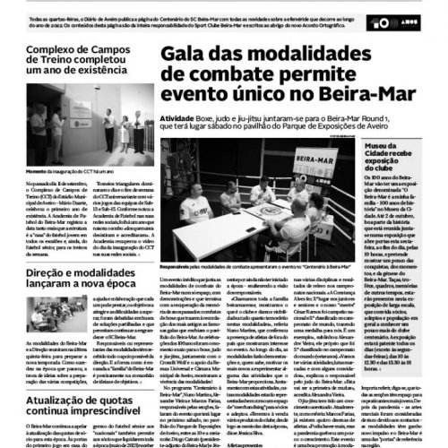 Gala as modalidades de combate nos 100 Anos do SC Beira-Mar!