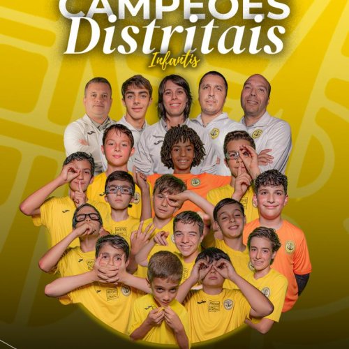 Infantis A do SC Beira-Mar sagram-se Campeões Distritais