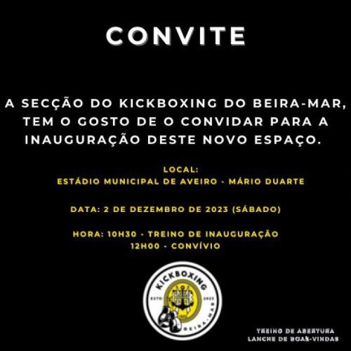 Kickboxing chega ao SC Beira-Mar em dezembro