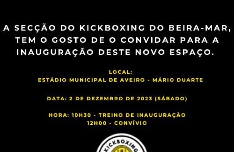 Kickboxing chega ao SC Beira-Mar em dezembro