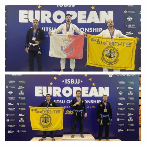 "Prata" e Bronze" no "Europeu" de Jiu-Jitsu!