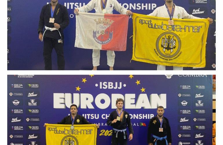 "Prata" e Bronze" no "Europeu" de Jiu-Jitsu!