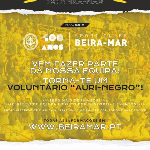 Queres ser Voluntário no SC Beira-Mar?