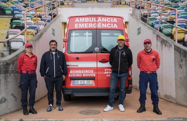 Riamar "calçou" ambulância em serviço no SC Beira-Mar