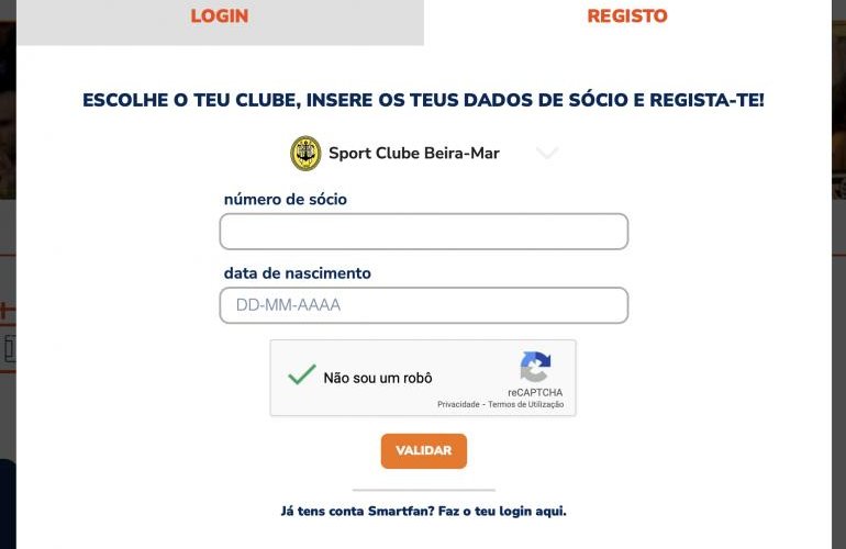 SC Beira-Mar com pagamento de quotas online