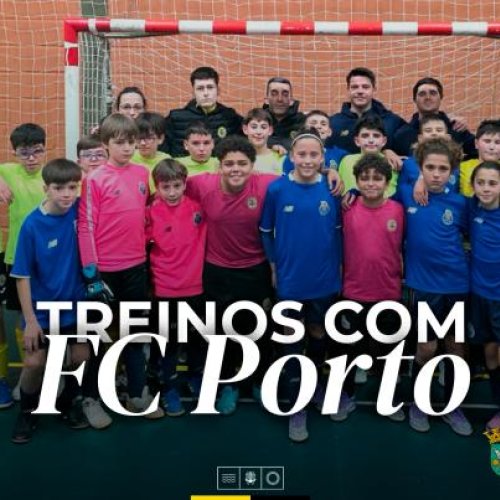 SC Beira-Mar e FC Porto promovem treino conjunto no Futsal