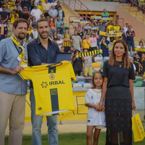 SC Beira-Mar homenageou "capitão" Rui Sampaio
