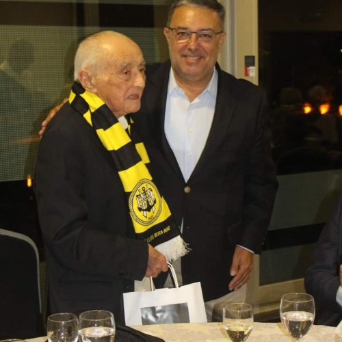 SC Beira-Mar na homenagem ao Eng. Lauro Marques
