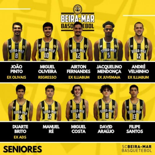 Seniores dão a conhecer as "caras novas"