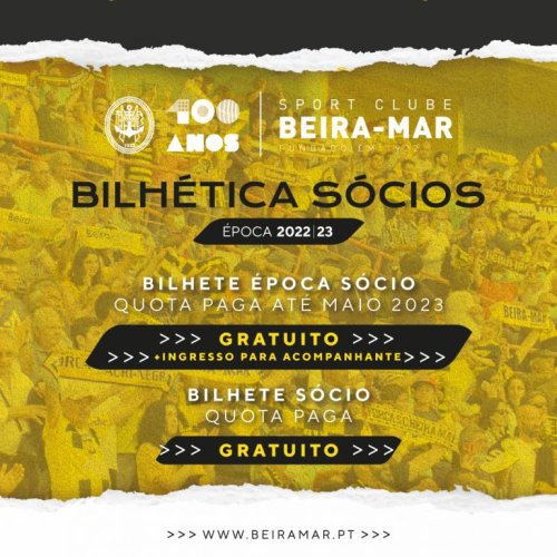 Sócios com campanha especial de ingressos