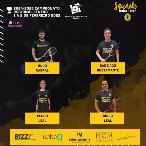 Squash do SC Beira-Mar no Campeonato Regional