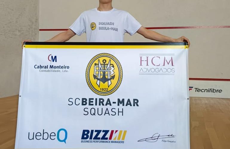 Squash: Pedro Leal foi 6º no Portuguese Junior Open 2025