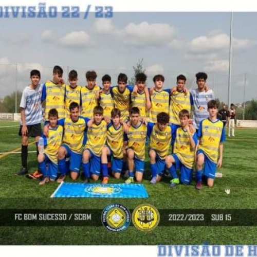 Bom-Sucesso/SC Beira-Mar sobe à Divisão de Honra em Sub-15!