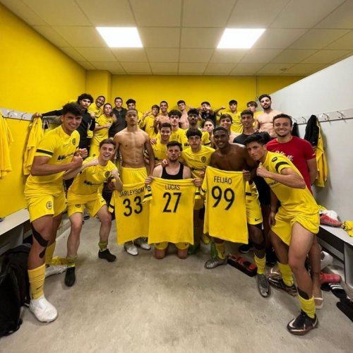 Sub-19 venceram Amora e sonham com a subida à I Divisão!