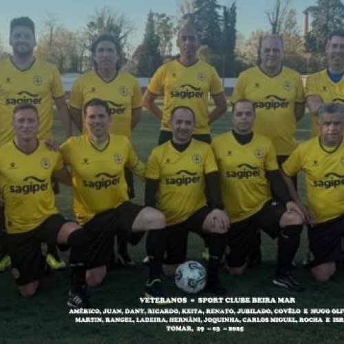 Tomar foi difícil para os Veteranos do Futebol