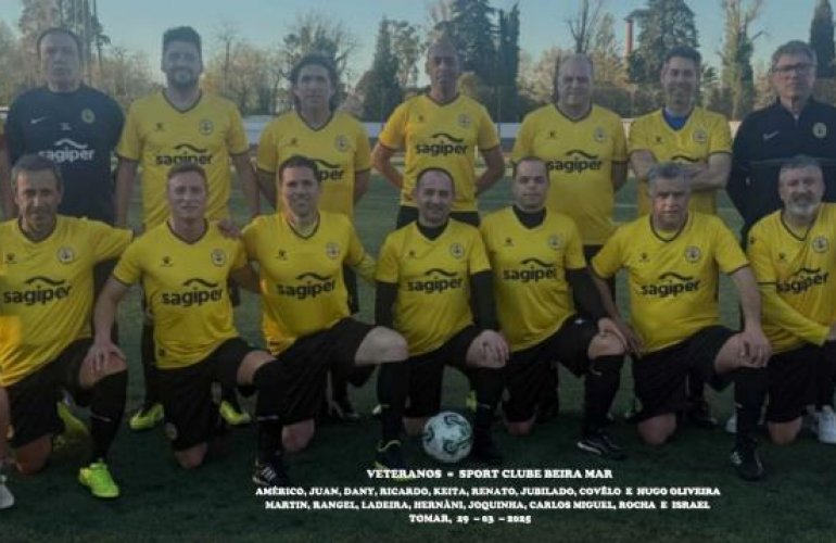 Tomar foi difícil para os Veteranos do Futebol