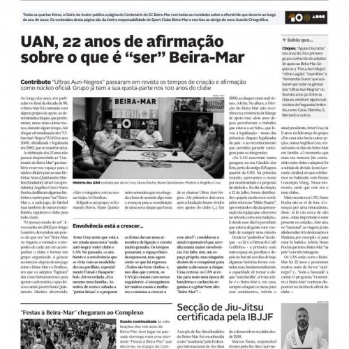 UAN, 22 anos na história Centenária do SC Beira-Mar