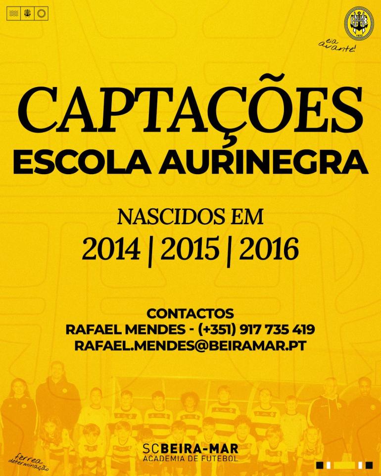 Captações Abertas na Escola Auri-Negra