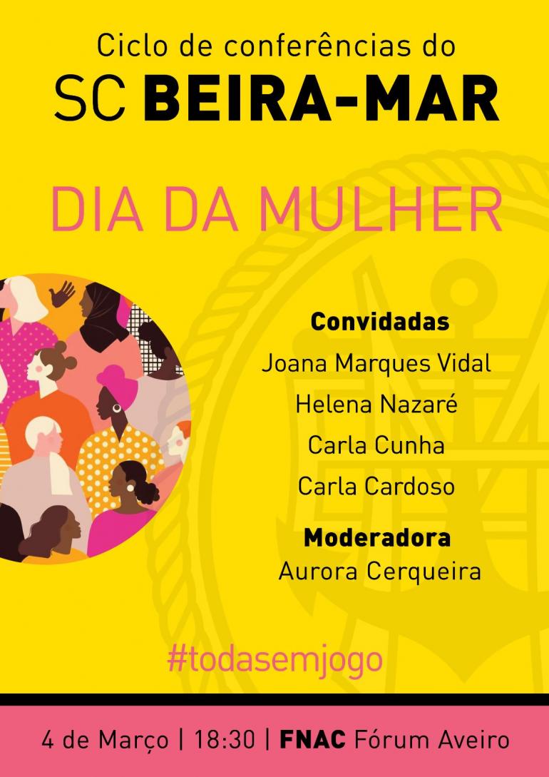 Dia da Mulher: SC Beira-Mar promove conferência na FNAC