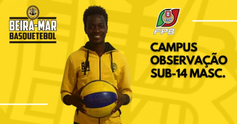 Jeizy Monteiro convocado para Campus de Observação Nacional