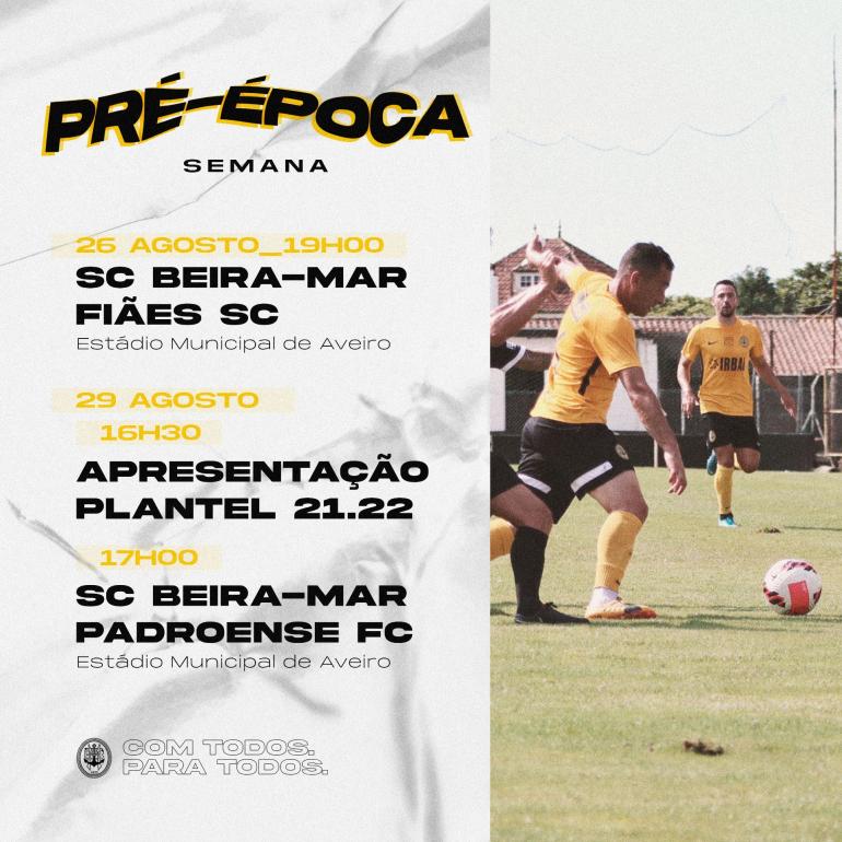 SC Beira-Mar apresenta-se domingo para a época 2021/22
