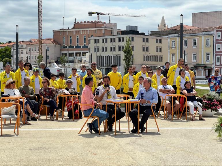 SC Beira-Mar esteve na "Praça da Alegria" 