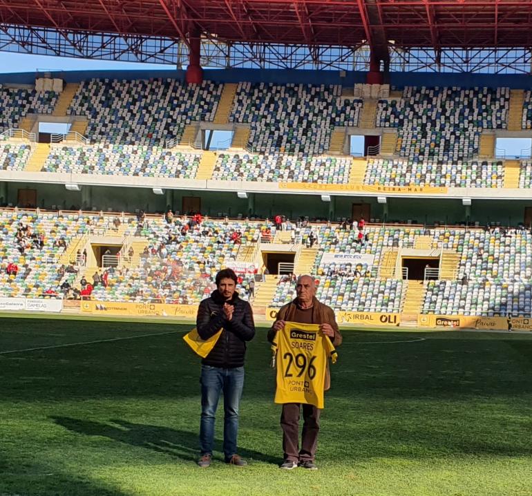 SOARES EMOCIONADO COM HOMENAGEM E LEMBRANÇA