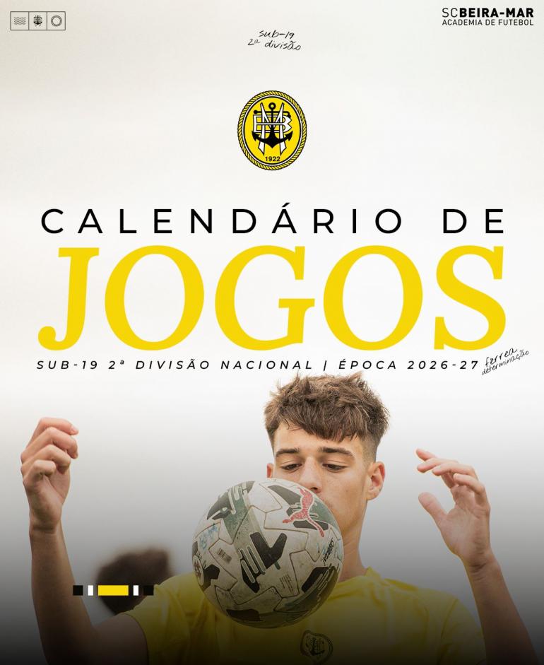 Calendário da 2ª Divisão Nacional da equipa de futebol sub-19
