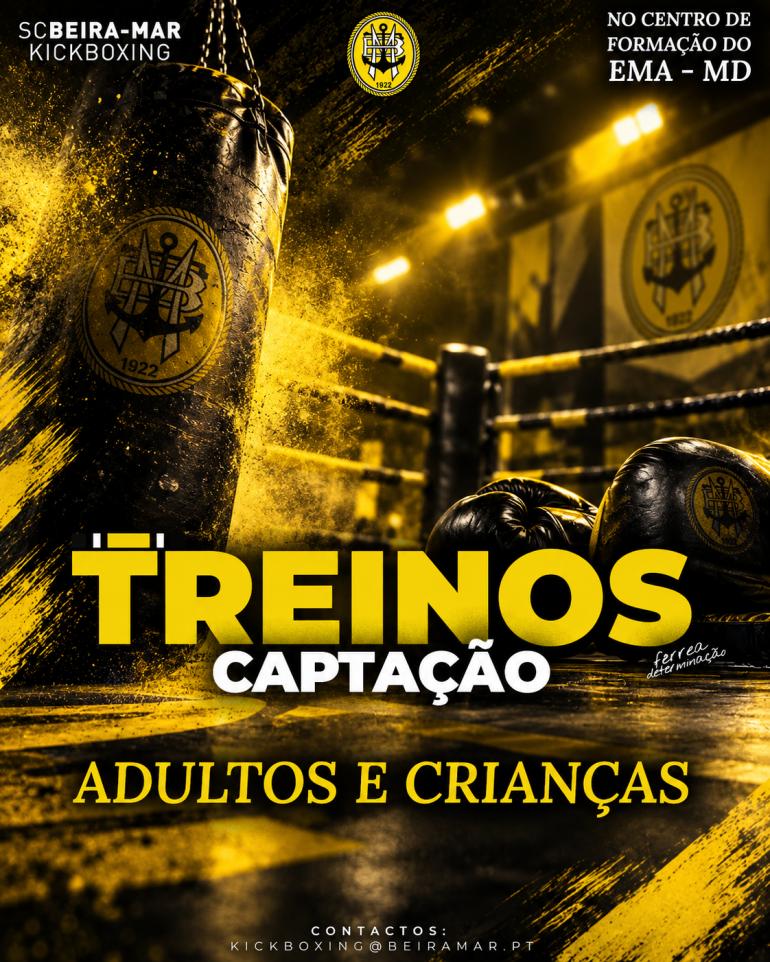 Tens que experimentar o Kickboxing do SC Beira-Mar! 