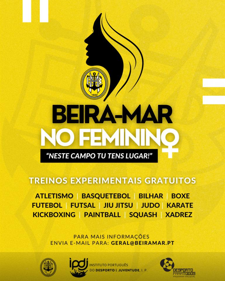 TREINOS GRATUITOS E EXPERIMENTAIS NO S.C. BEIRA-MAR!
