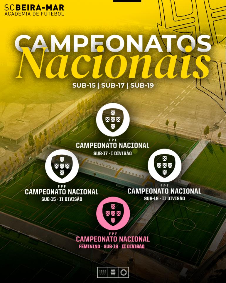 Três escalões masculinos da Academia juntos nos Campeonatos Nacionais após 11 anos