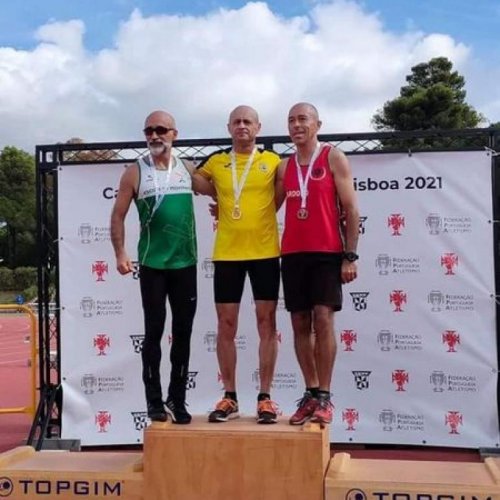 Jorge Santos é campeão nacional de 400m em Veteranos!