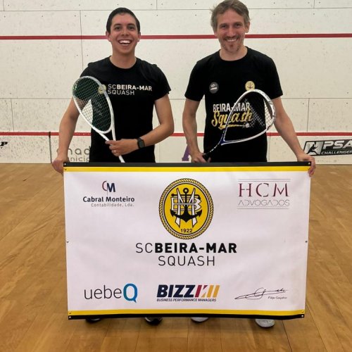 Santiago Bustamente foi 3º no Bairrada Squash Open