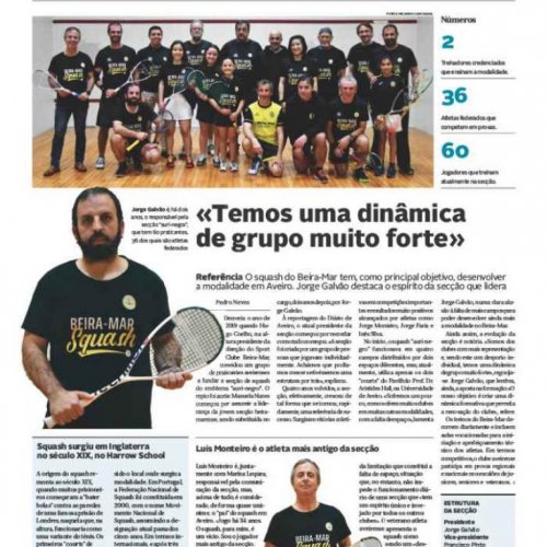 Squash "Auri-Negro" continua a dar "cartas" 